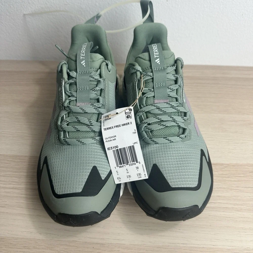 Adidas Terrex Free Hiker 2‎ Low GTX Gore-Tex Shoes IE5100 - Women's Size 6